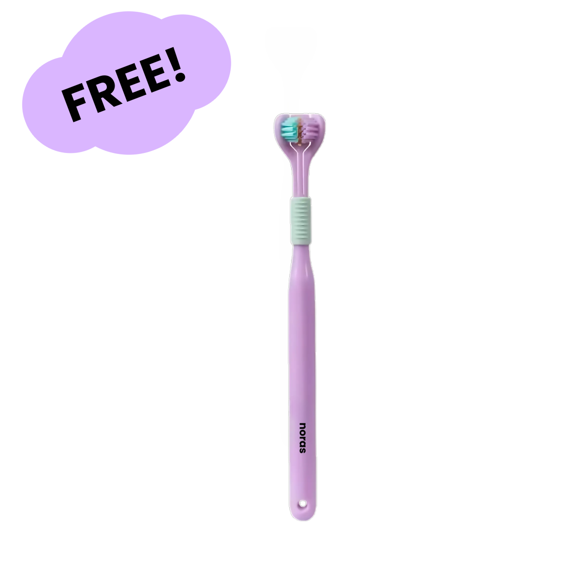 2 FREE 3 Sided Tooth-Brushes!